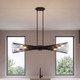 Longfellow Six Light Linear Chandelier (1-9601-6-89)