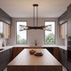 Longfellow Six Light Linear Chandelier (1-9601-6-89)