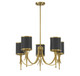 Quincy Five Light Chandelier (1-9945-5-143)