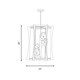 Darien Four Light Pendant (3-1018-4-15)