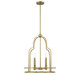 Diplomat Four Light Pendant (3-6612-4-322)