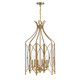Savoy House - 3-6802-6-127 - Six Light Pendant - Enclave - Noble Brass