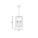 Benson Five Light Pendant (3-7701-5-89)