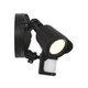 LED Motion Sensored Double Flood Light (4-FLOOD-MS-A2-3000K-BK)