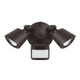 LED Motion Sensored Double Flood Light (4-FLOOD-MS-A2-3000K-BZ)