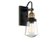 Savoy House - 5-2067-51 - One Light Wall Mount - Macauley - Vintage Black with Warm Brass