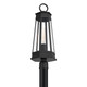 Payne One Light Outdoor Post Lantern (5-209-BK)