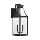 Emery Two Light Outdoor Wall Lantern (5-607-BK)