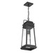 Boone One Light Outdoor Hanging Lantern (5-816-BK)
