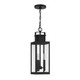 Ascott Three Light Outdoor Hanging Lantern (5-827-BK)