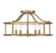 Savoy House - 6-1679-5-322 - Five Light Semi Flush Mount - Stockton - Warm Brass