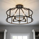 Stockton Five Light Semi Flush Mount (6-1679-5-89)