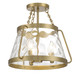 Crawford Three Light Semi-Flush Mount (6-1802-3-322)