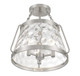 Crawford Three Light Semi-Flush Mount (6-1802-3-SN)