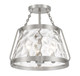 Crawford Three Light Semi-Flush Mount (6-1802-3-SN)