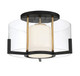 Eaton One Light Semi-Flush Mount (6-1981-1-143)