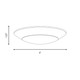 LED Disc Light (6-2000-6-BK)