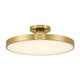 Savoy House - 6-2969-1-322 - LED Semi-Flush Mount - Thayer - Warm Brass