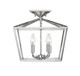 Savoy House - 6-328-4-109 - Four Light Semi-Flush Mount - Townsend - Polished Nickel