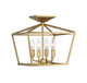 Townsend Four Light Semi-Flush Mount (6-328-4-322)