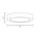 LED Flush Mount (6-3333-5-BK)
