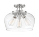 Savoy House - 6-4035-3-SN - Three Light Semi-Flush Mount - Octave - Satin Nickel