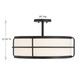 Chauncey Four Light Semi-Flush Mount (6-4193-4-89)