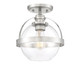 Savoy House - 6-7200-1-SN - One Light Semi-Flush Mount - Pendleton - Satin Nickel