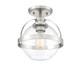 Pendleton One Light Semi-Flush Mount (6-7200-1-SN)