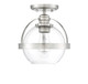 Pendleton One Light Semi-Flush Mount (6-7200-1-SN)