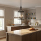 Penrose Three Light Foyer Pendant (7-1040-3-BK)