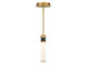 Savoy House - 7-1643-1-143 - LED Mini Pendant - Abel - Matte Black w/Warm Brass Accents