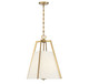 Savoy House - 7-1875-3-322 - Three Light Pendant - Mansfield - Warm Brass