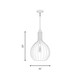 Brandon One Light Pendant (7-2255-1-322)