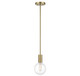 Savoy House - 7-3075-1-322 - One Light Mini Pendant - Wright - Warm Brass