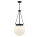 Savoy House - 7-3901-3-89 - Three Light Pendant - Manor - Matte Black