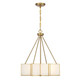 Savoy House - 7-5988-3-322 - Three Light Pendant - Reiling - Warm Brass