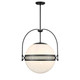 Savoy House - 7-6407-3-89 - Three Light Pendant - Thornhill - Matte Black