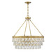 Savoy House - 7-8701-6-322 - Six Light Pendant - Windham - Warm Brass
