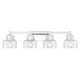 Savoy House - 8-1030-4-11 - Four Light Bathroom Vanity - Dover - Chrome