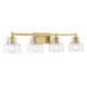 Dover Four Light Bathroom Vanity (8-1030-4-322)