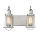 Savoy House - 8-1780-2-111 - Two Light Bath Bar - Lansing - Satin Nickel with Polished Nickel Accents