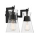 Lakewood Two Light Bathroom Vanity (8-1830-2-BK) Lakewood Two Light Bathroom Vanity (8-1830-2-BK)