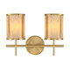 Savoy House - 8-2055-2-322 - Two Light Bathroom Vanity - Camden - Warm Brass