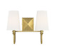 Savoy House - 8-2542-2-322 - Two Light Bath Bar - Cameron - Warm Brass