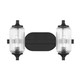 Holton Two Light Bathroom Vanity (8-3024-2-BK)