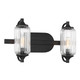 Holton Two Light Bathroom Vanity (8-3024-2-BK)