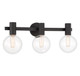 Wright Three Light Bathroom Vanity (8-3076-3-BK)