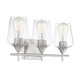 Octave Three Light Bath Bar (8-4030-3-SN)
