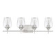 Octave Four Light Bath Bar (8-4030-4-SN)